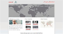 Desktop Screenshot of amarindia.com